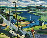 Unknown The Bicyclers painting